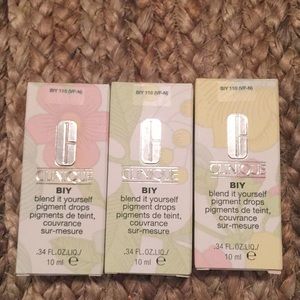 Lot of 3 Clinique Biy pigment drops